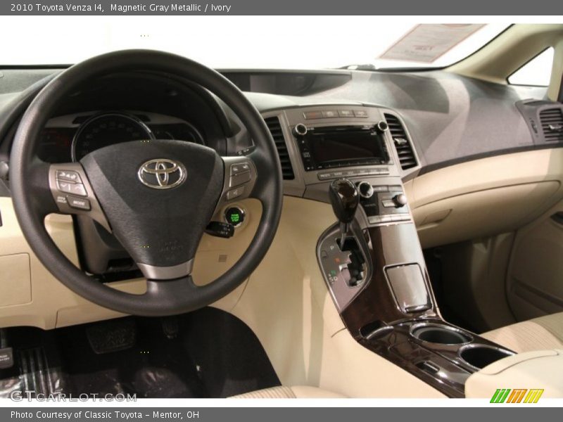 Magnetic Gray Metallic / Ivory 2010 Toyota Venza I4