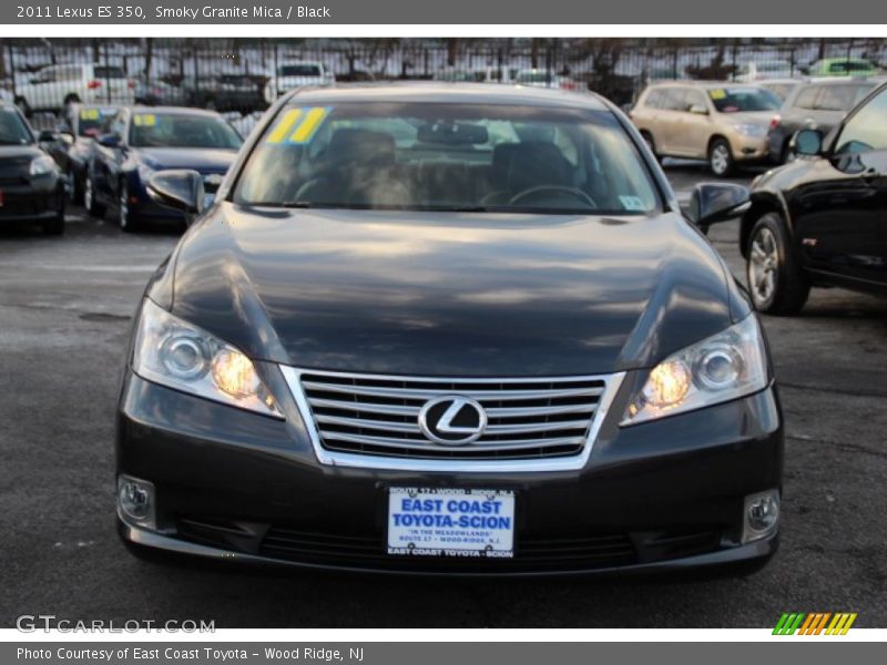 Smoky Granite Mica / Black 2011 Lexus ES 350