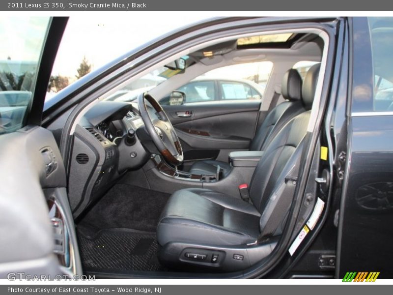Smoky Granite Mica / Black 2011 Lexus ES 350