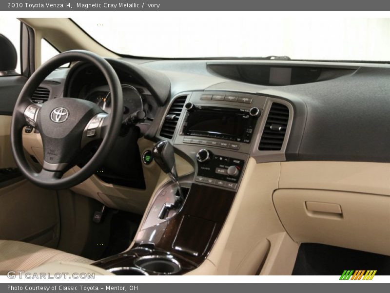 Magnetic Gray Metallic / Ivory 2010 Toyota Venza I4