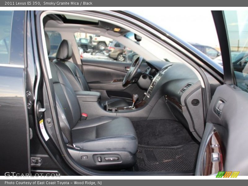 Smoky Granite Mica / Black 2011 Lexus ES 350