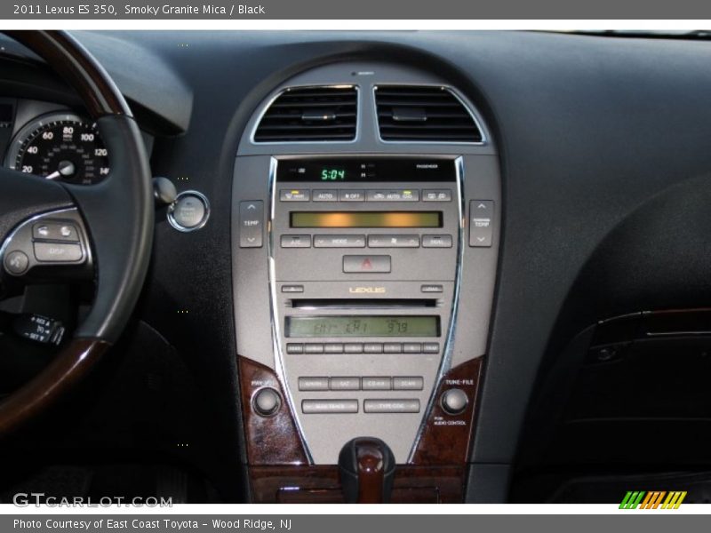 Smoky Granite Mica / Black 2011 Lexus ES 350