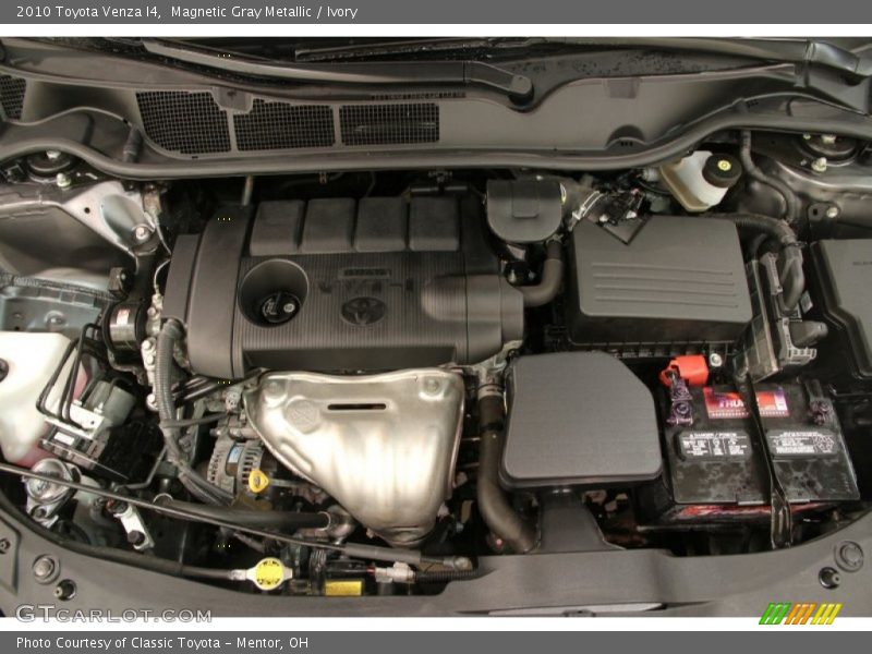 Magnetic Gray Metallic / Ivory 2010 Toyota Venza I4