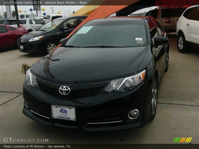 Attitude Black Metallic / Black 2013 Toyota Camry SE V6