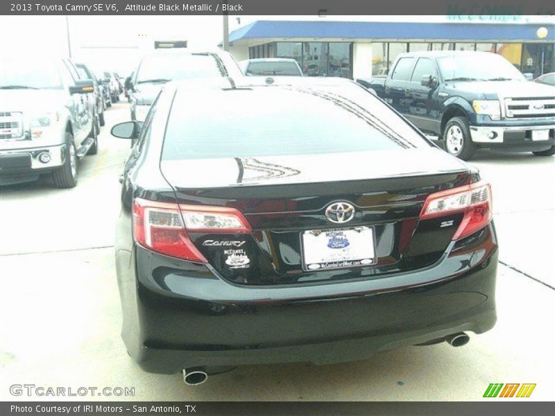 Attitude Black Metallic / Black 2013 Toyota Camry SE V6