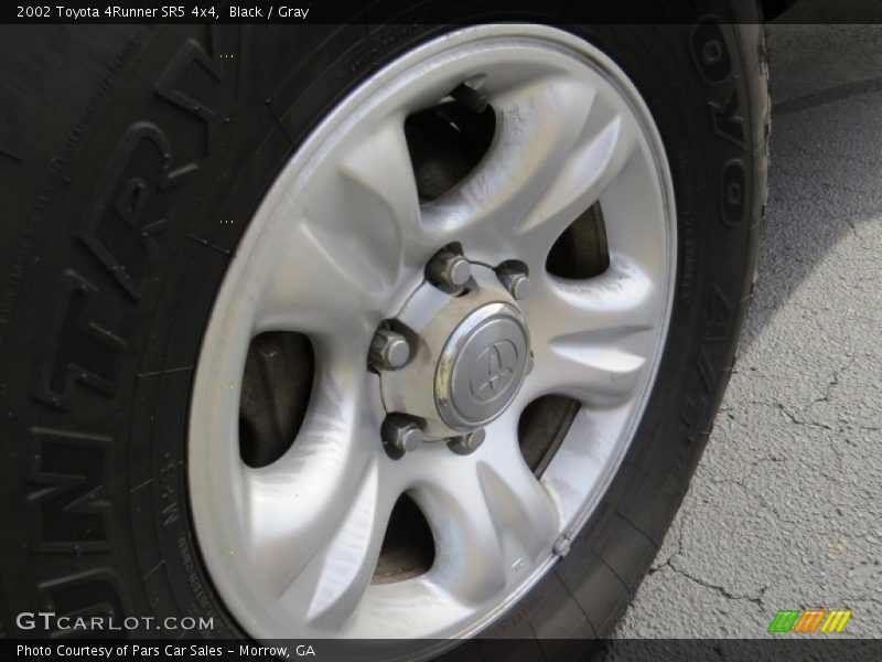 Black / Gray 2002 Toyota 4Runner SR5 4x4