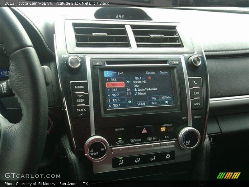Attitude Black Metallic / Black 2013 Toyota Camry SE V6