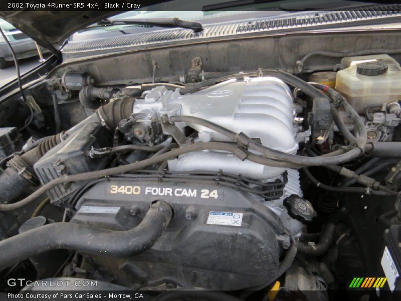 Black / Gray 2002 Toyota 4Runner SR5 4x4