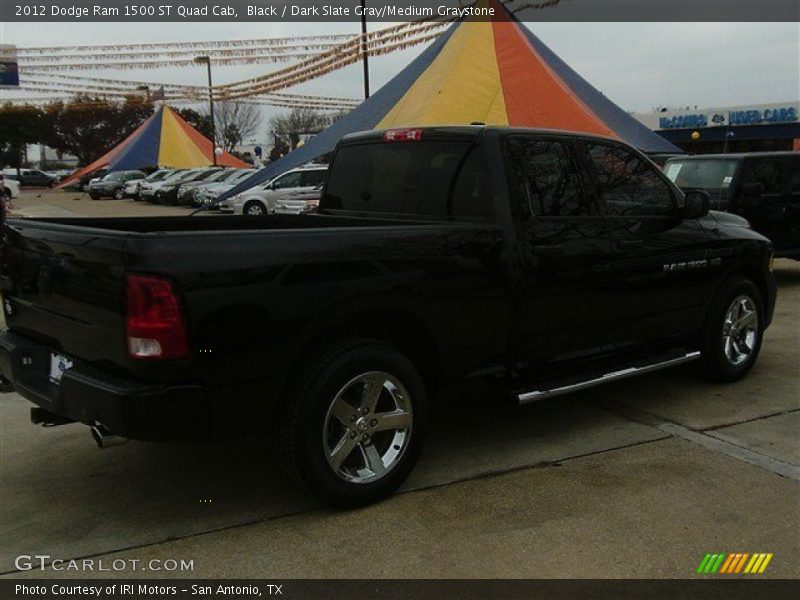 Black / Dark Slate Gray/Medium Graystone 2012 Dodge Ram 1500 ST Quad Cab