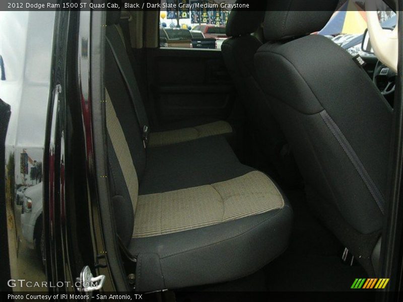 Black / Dark Slate Gray/Medium Graystone 2012 Dodge Ram 1500 ST Quad Cab