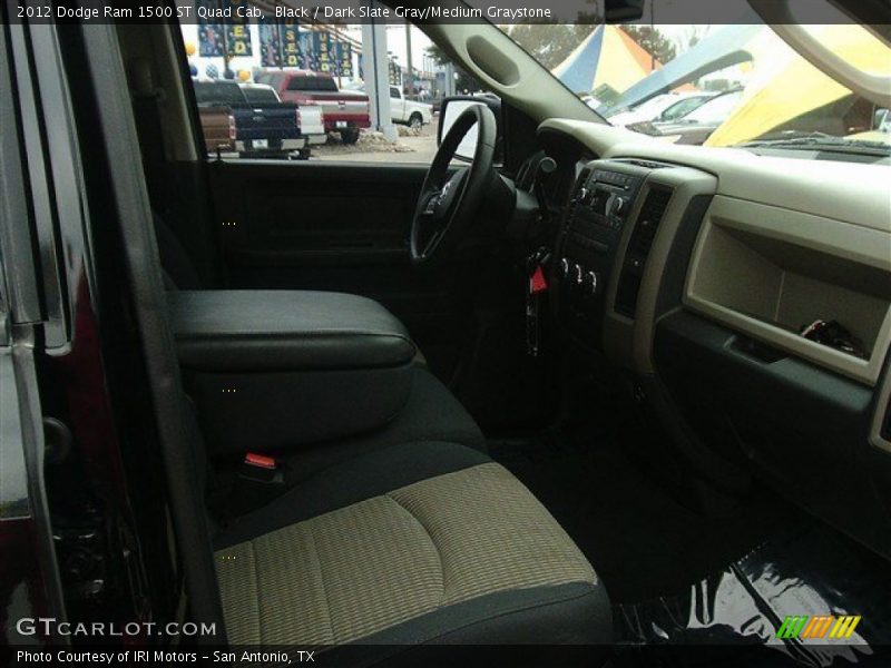 Black / Dark Slate Gray/Medium Graystone 2012 Dodge Ram 1500 ST Quad Cab
