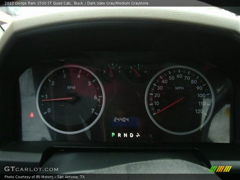 Black / Dark Slate Gray/Medium Graystone 2012 Dodge Ram 1500 ST Quad Cab