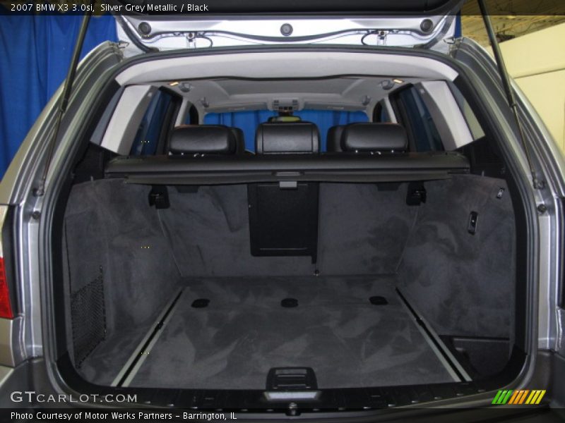 Silver Grey Metallic / Black 2007 BMW X3 3.0si