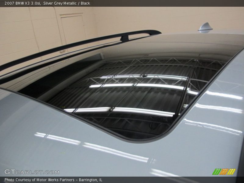 Silver Grey Metallic / Black 2007 BMW X3 3.0si