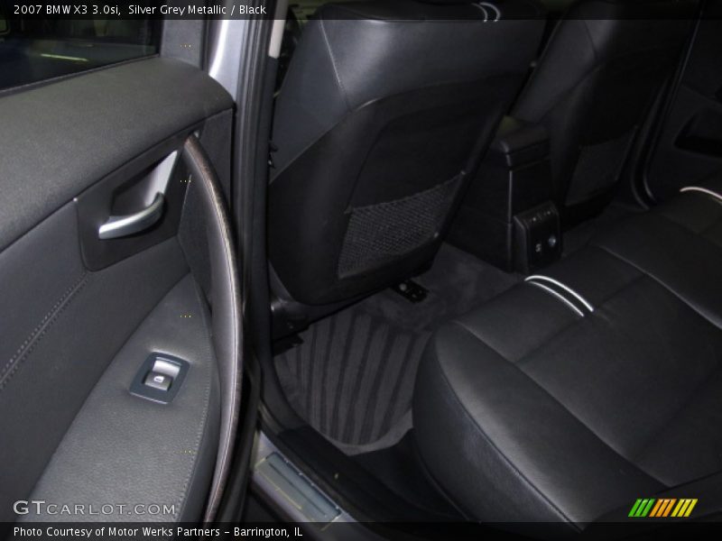 Silver Grey Metallic / Black 2007 BMW X3 3.0si