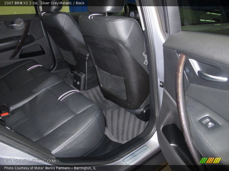 Silver Grey Metallic / Black 2007 BMW X3 3.0si