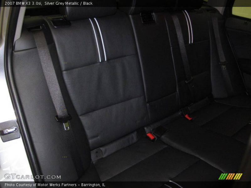 Silver Grey Metallic / Black 2007 BMW X3 3.0si