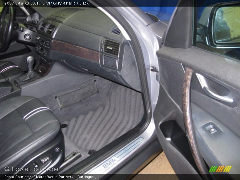 Silver Grey Metallic / Black 2007 BMW X3 3.0si