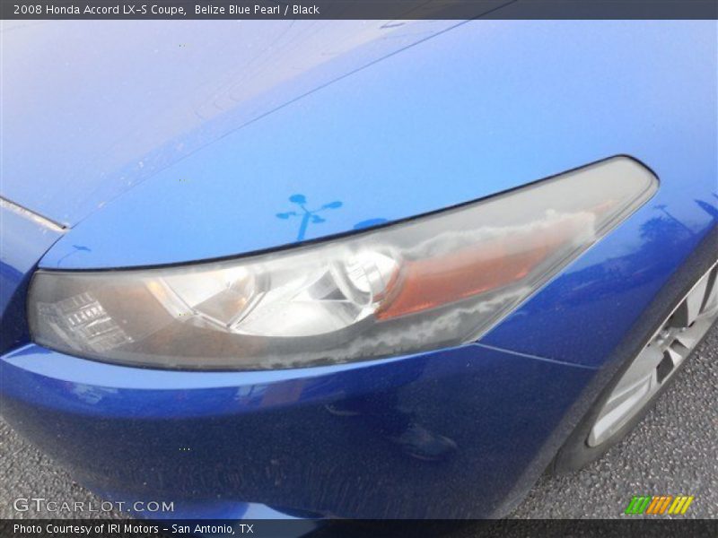 Belize Blue Pearl / Black 2008 Honda Accord LX-S Coupe