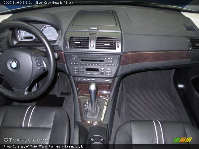Silver Grey Metallic / Black 2007 BMW X3 3.0si