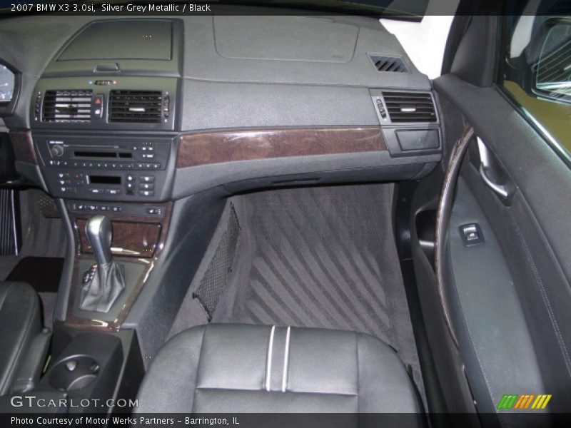 Silver Grey Metallic / Black 2007 BMW X3 3.0si