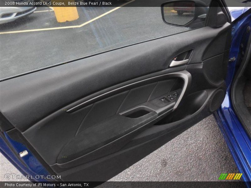 Belize Blue Pearl / Black 2008 Honda Accord LX-S Coupe