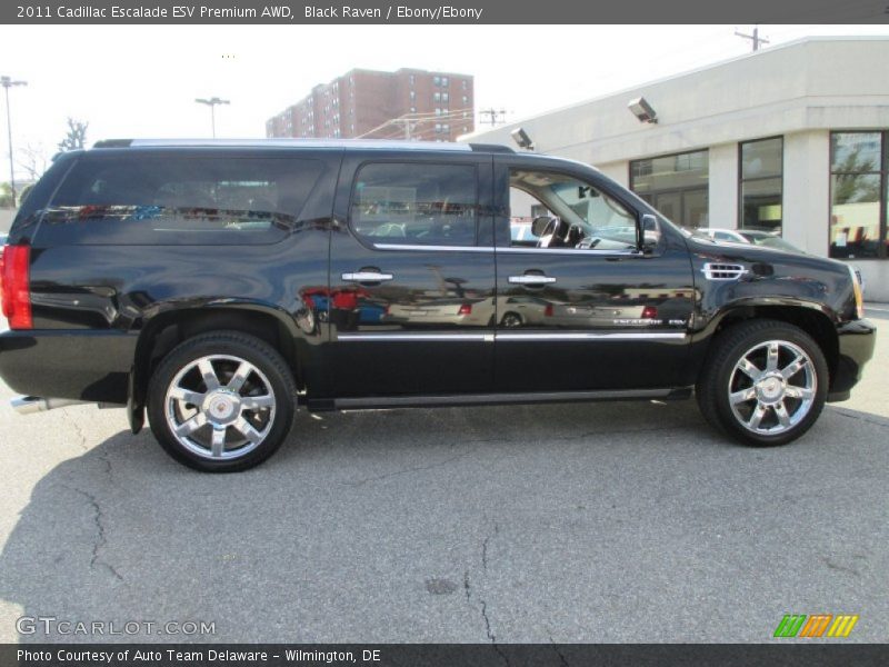 Black Raven / Ebony/Ebony 2011 Cadillac Escalade ESV Premium AWD