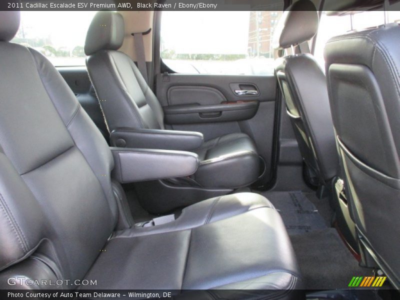 Black Raven / Ebony/Ebony 2011 Cadillac Escalade ESV Premium AWD