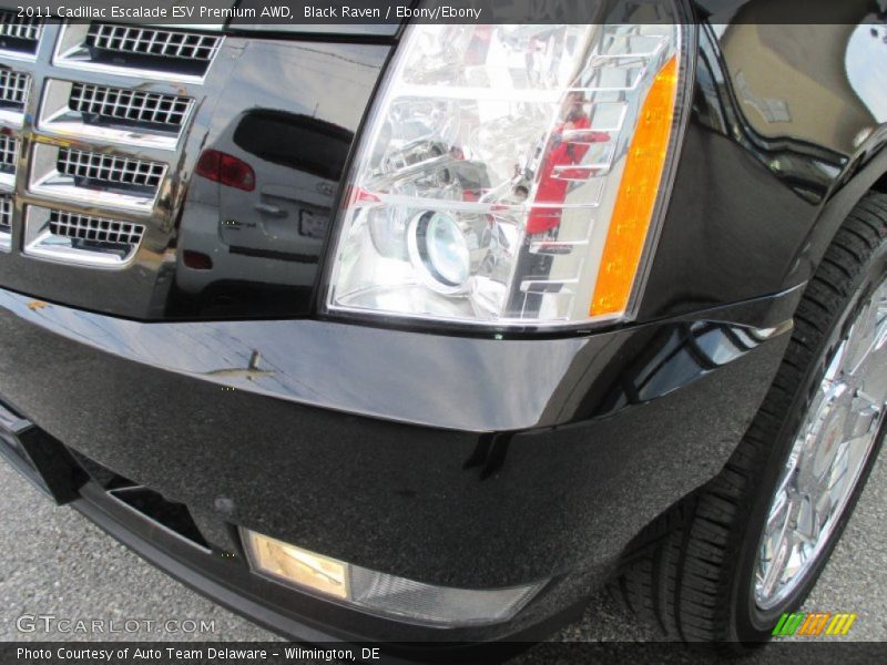 Black Raven / Ebony/Ebony 2011 Cadillac Escalade ESV Premium AWD