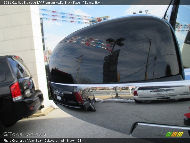 Black Raven / Ebony/Ebony 2011 Cadillac Escalade ESV Premium AWD