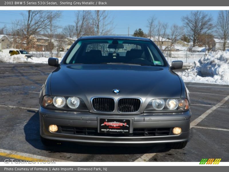 Sterling Grey Metallic / Black 2003 BMW 5 Series 530i Sedan