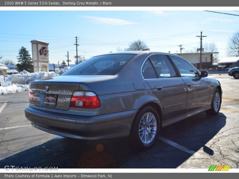 Sterling Grey Metallic / Black 2003 BMW 5 Series 530i Sedan