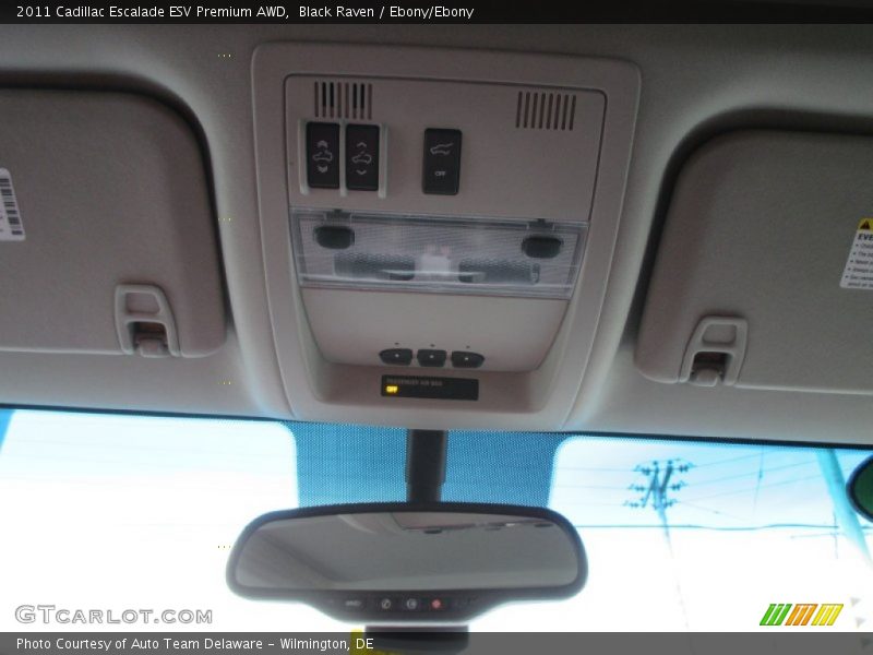 Black Raven / Ebony/Ebony 2011 Cadillac Escalade ESV Premium AWD