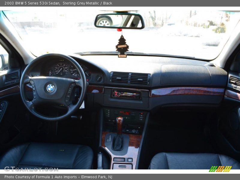 Sterling Grey Metallic / Black 2003 BMW 5 Series 530i Sedan