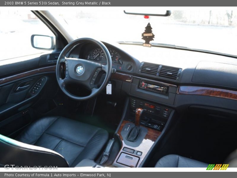 Sterling Grey Metallic / Black 2003 BMW 5 Series 530i Sedan