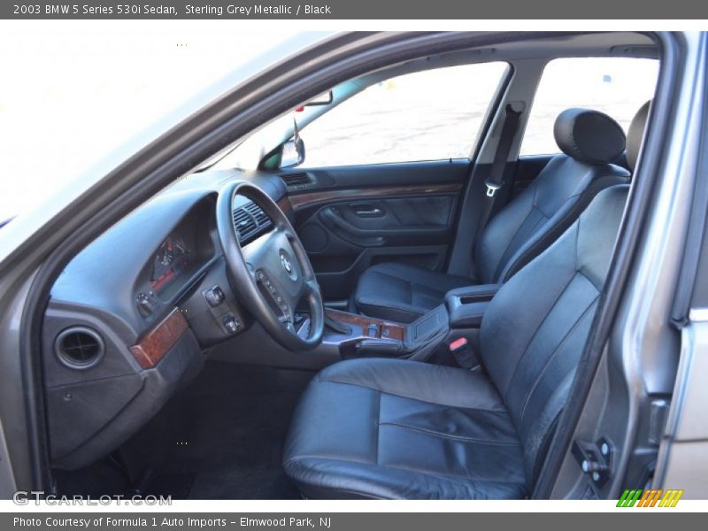 Sterling Grey Metallic / Black 2003 BMW 5 Series 530i Sedan