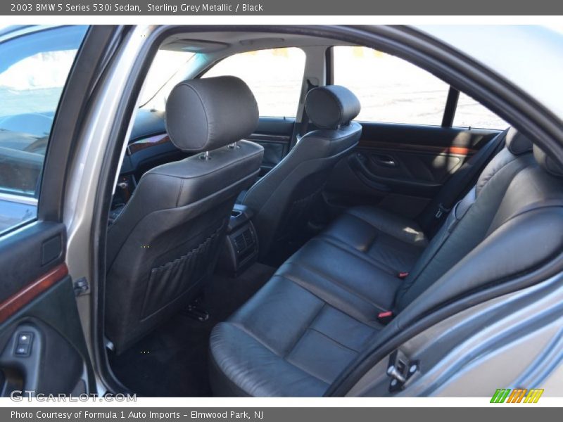 Sterling Grey Metallic / Black 2003 BMW 5 Series 530i Sedan