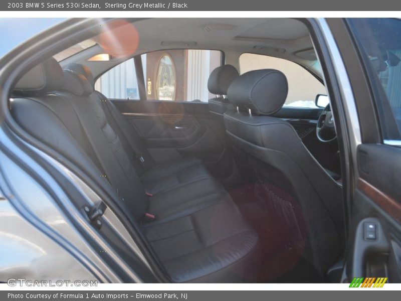 Sterling Grey Metallic / Black 2003 BMW 5 Series 530i Sedan