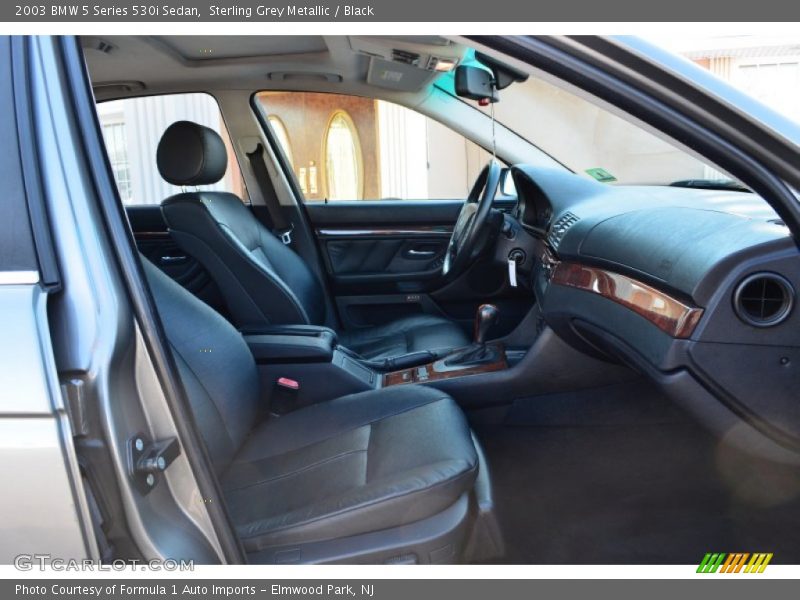 Sterling Grey Metallic / Black 2003 BMW 5 Series 530i Sedan
