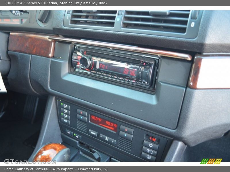 Sterling Grey Metallic / Black 2003 BMW 5 Series 530i Sedan
