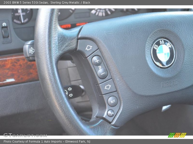 Sterling Grey Metallic / Black 2003 BMW 5 Series 530i Sedan