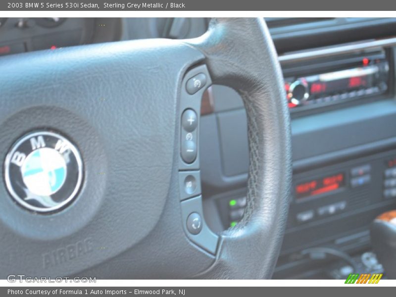 Sterling Grey Metallic / Black 2003 BMW 5 Series 530i Sedan