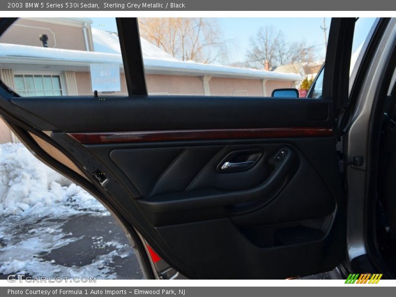 Sterling Grey Metallic / Black 2003 BMW 5 Series 530i Sedan