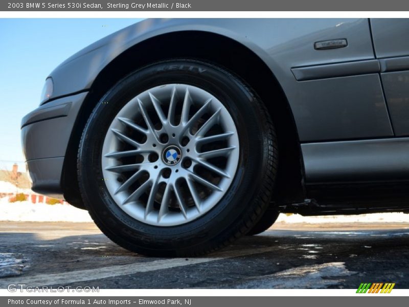 Sterling Grey Metallic / Black 2003 BMW 5 Series 530i Sedan