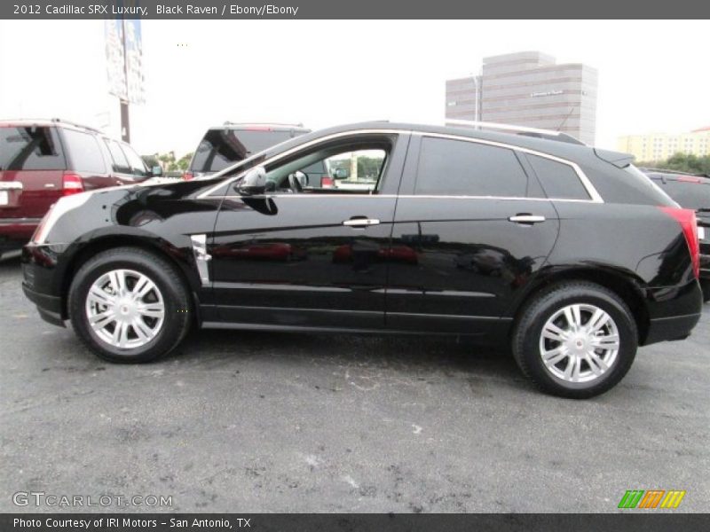 Black Raven / Ebony/Ebony 2012 Cadillac SRX Luxury