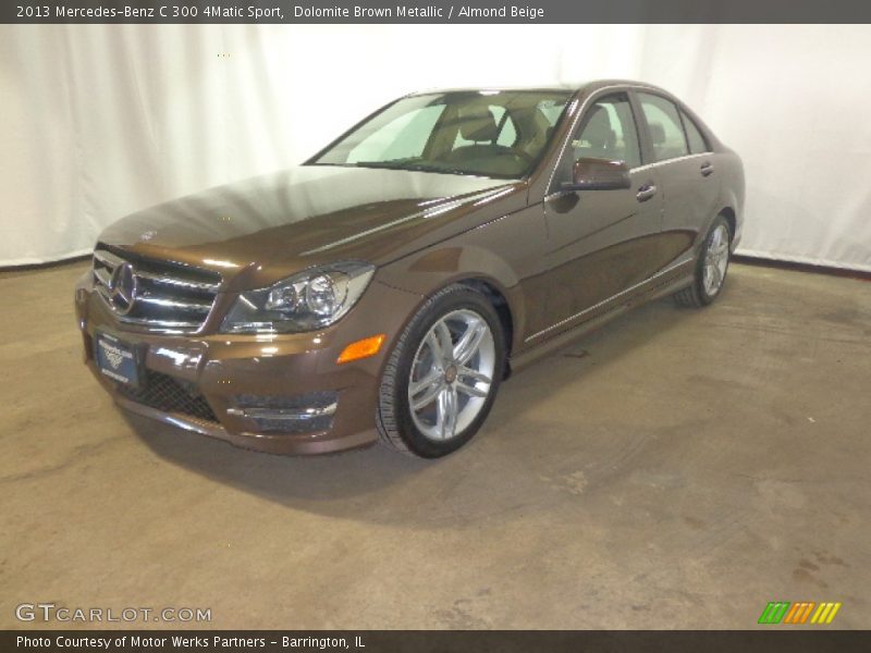 Dolomite Brown Metallic / Almond Beige 2013 Mercedes-Benz C 300 4Matic Sport