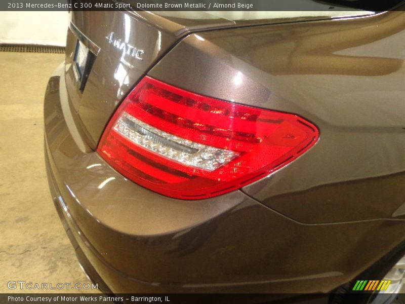 Dolomite Brown Metallic / Almond Beige 2013 Mercedes-Benz C 300 4Matic Sport