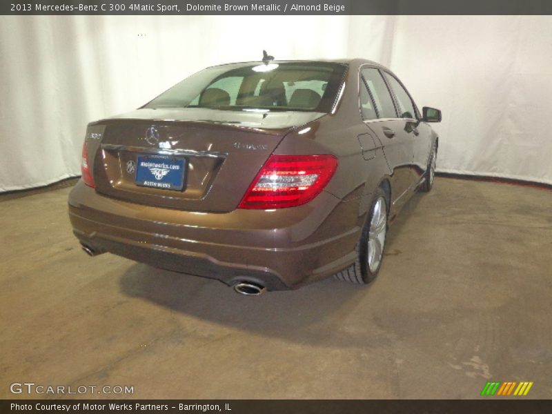 Dolomite Brown Metallic / Almond Beige 2013 Mercedes-Benz C 300 4Matic Sport