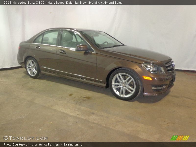 Dolomite Brown Metallic / Almond Beige 2013 Mercedes-Benz C 300 4Matic Sport