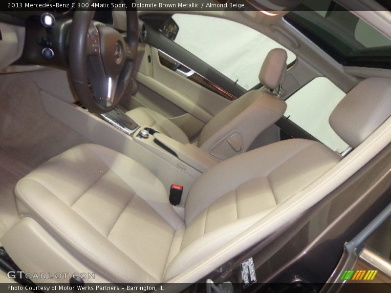 Dolomite Brown Metallic / Almond Beige 2013 Mercedes-Benz C 300 4Matic Sport